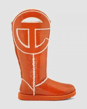 UGG All Gender X TELFAR Logo Tall Støvler Herre Orange | DKO8641K