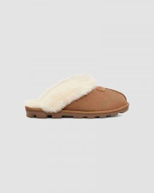UGG Coquette Slipper Tøfler Børn Kaffe | DKQ8736M