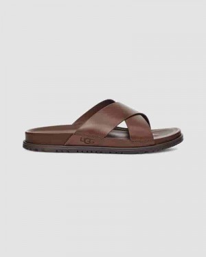 UGG Wainscott Slide Sandaler Herre Kaffe | DKV8655R